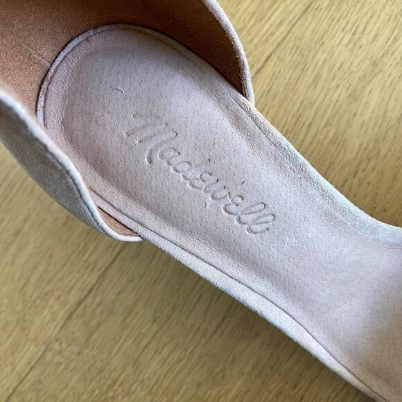 Madewell - The Regina Ankle Strap Shearling Sandal in Nude - Picture 7 of 9